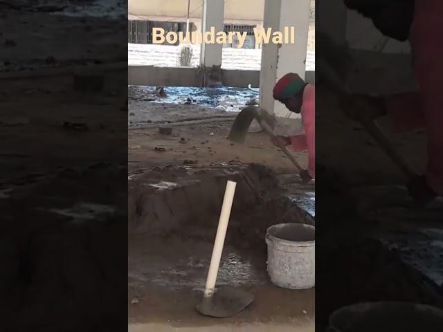 Boundary Wall Making Process | #shorts #youtubeshorts #short #shortvideo #ytviral #civilengineer