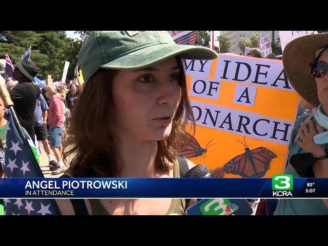 Here is a look at 'No Kings' protests against President Trump across Northern California