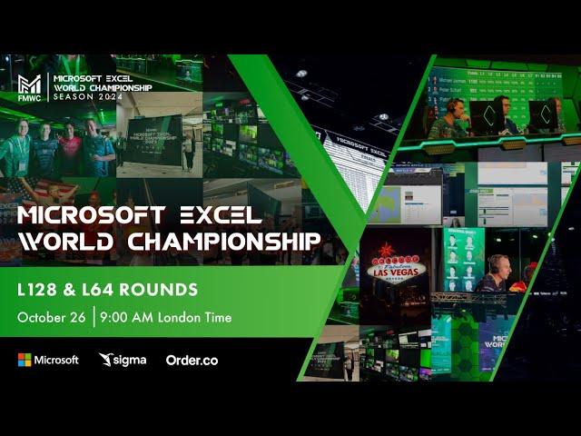 Microsoft Excel World Championship 2024 - L128 & L64 Rounds