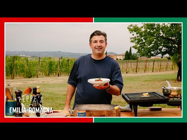 Scamorza rossa & risotto all amarone | Peppe's Emilia-Romagna