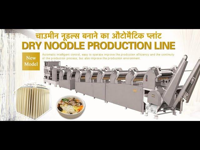 Automatic Stick Noodles-Chowmein Noodle Making Plant | चाउमीन नूडल्स बनाने का औटोमैटिक प्लांट मशीन