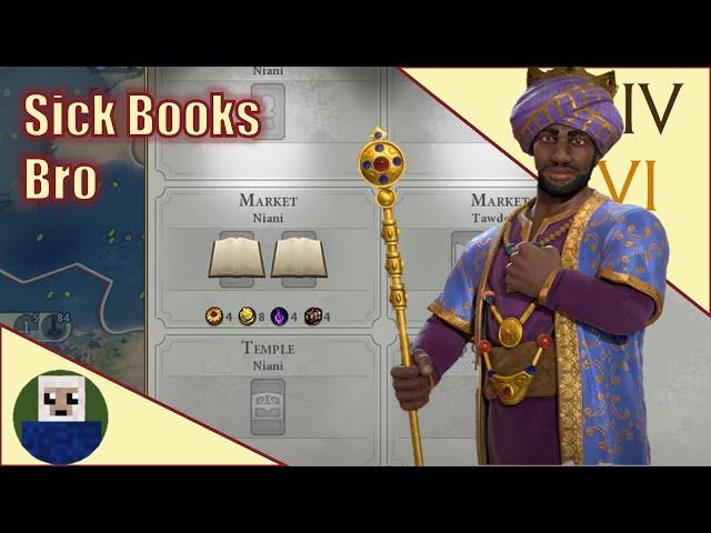LOVING these books! Let's play Civ 6 Mali ep. 3