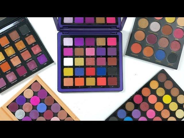 NORVINA PRO PIGMENT PALETTE- COMPARISONS & SWATCHES