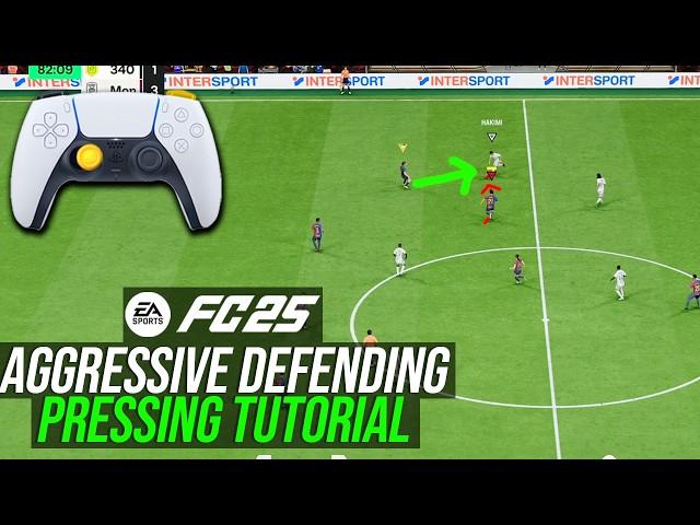 FC 25 - Defending Tutorial & Pressing Tutorial With Teammate Contain