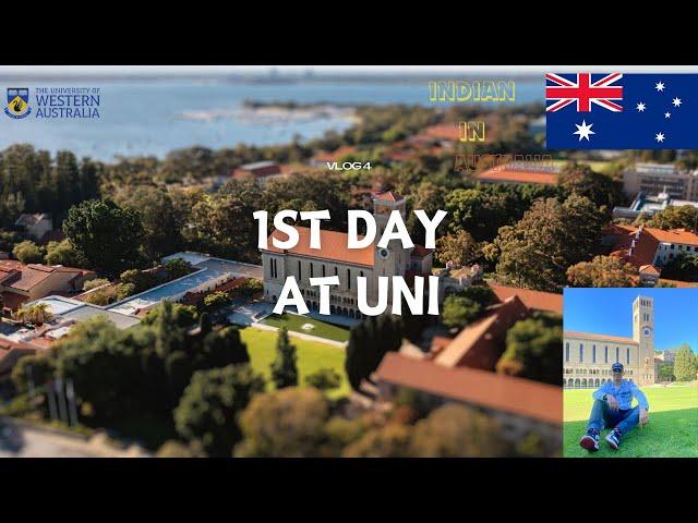 Frist day at Uni | Living Alone as an international student | UWA | Australia