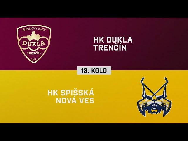 13. kolo: HK Dukla Trenčín – HK Spišská Nová Ves 2:4 (HIGHLIGHTY)