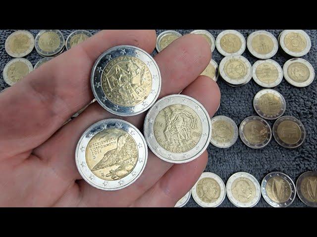 2 euro coin hunt  1000€ Collectable coins. Rare!