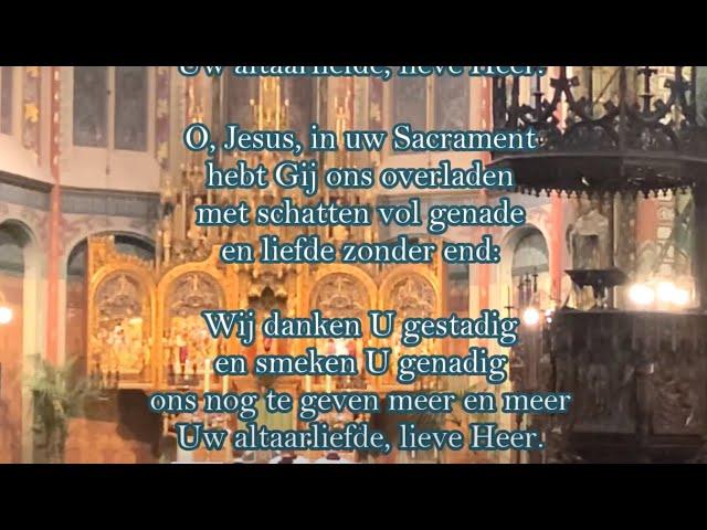 TRADITIE ZINGT: In het heilig Altaarsacrament