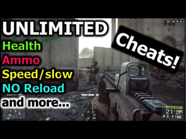 Battlefield 4 - Cheats | Unlimited Health, Ammo, unlock all weapons and more.