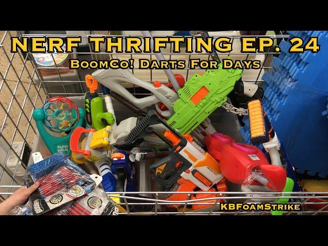 KBFoamStrike's NERF THRIFTING Vlog EP. 24: BoomCo! Darts for Days