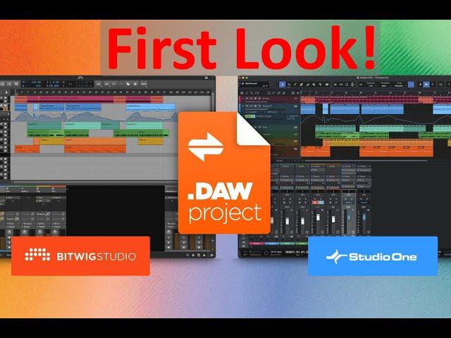 DAWproject - exchange projects between DAWs - already supported by Bitwig & Studio One - First look!