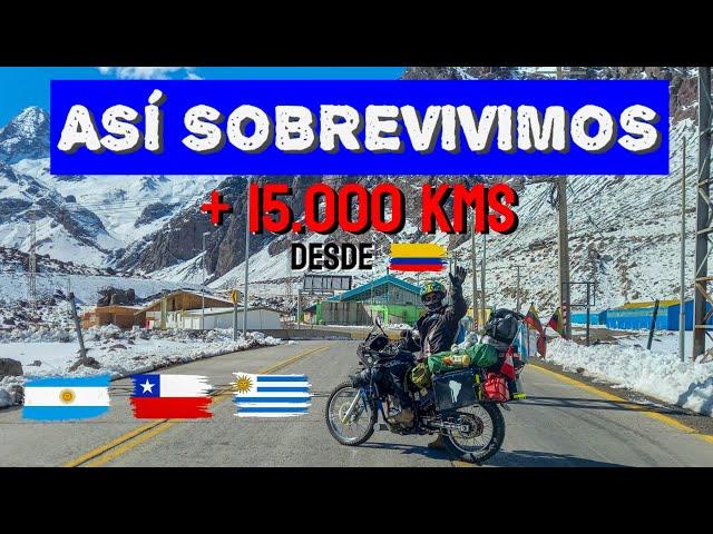 Colombianos atrapados en el PAÍS MÁS CARO DE SUDAMÉRICA  | Ruta por Sudamérica en moto Parte 2