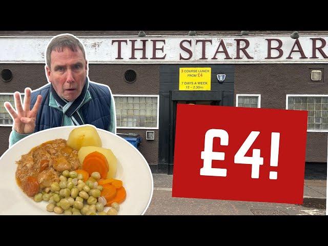 Reviewing the UK'S CHEAPEST £4 RESTAURANT! 3 COURSES FOR £4!