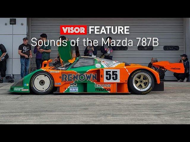 Up close with the legendary Mazda 787B!