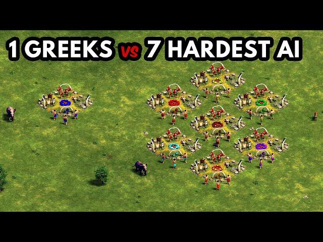 1 Greeks vs 7 Hardest AI [4K]