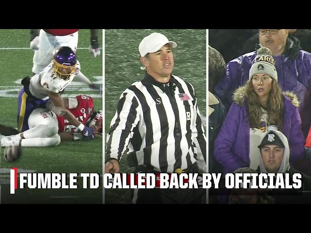 BALL DON'T LIE  Controversial call erased in dramatic turn of events  | ESPN College Football