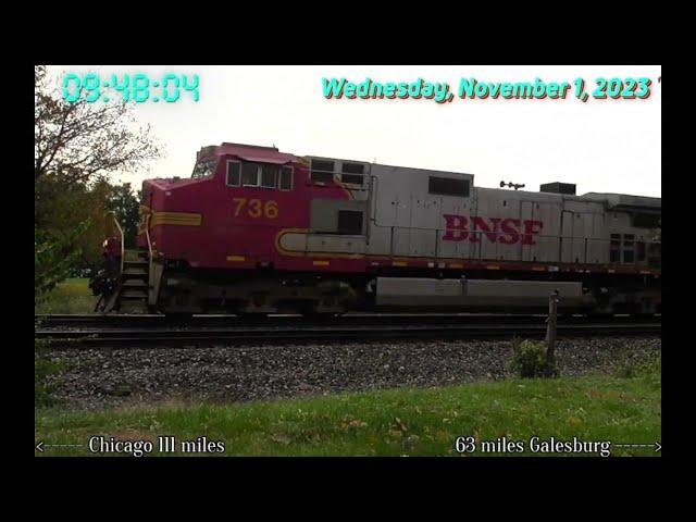 11/1/23 BNSF Mendota Sub Trains w/ RS3L, Odd K5LA, CP Leader, NS Leader