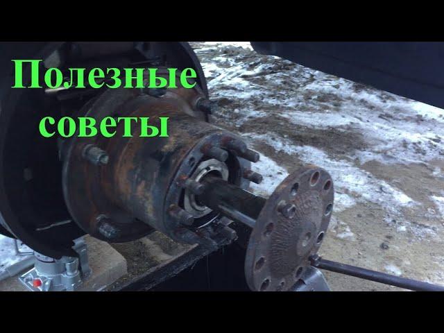 Замена сальника задней ступицы ГАЗ 3309.