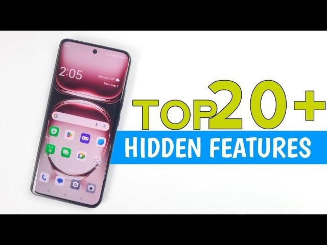 Oppo Reno 12 5G Top 20++ Amazing Hidden Features | Unique Tips & Tricks Of Reno 12