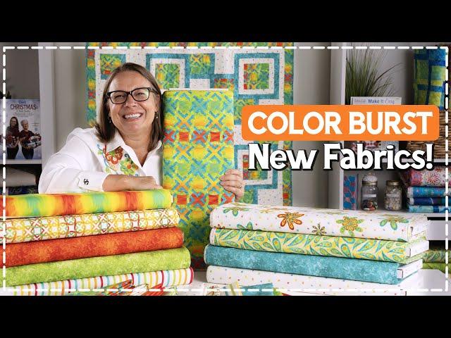 Fran’s NEW Color Burst Fabrics | Bonus FREE Pattern!