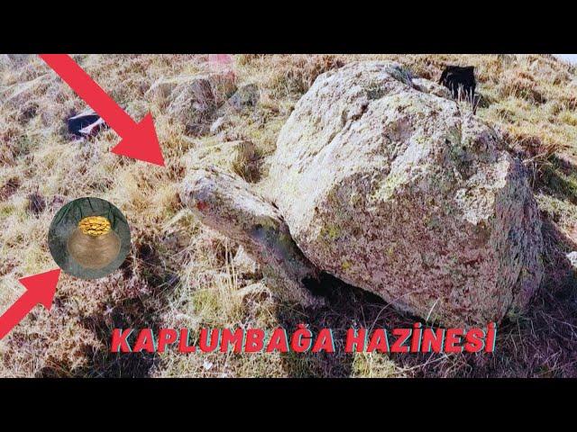 Define Kaplumbağa işareti Eşkiya Hazinesi Bulunma Anı Kaya Kasası  Hazinesi treasure hunter