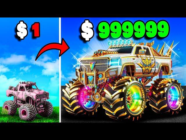 $1 to $1,000,000 Monster Truck in GTA 5