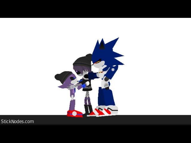 Mecha Sonic and Uzi's little child - Mecha Uzic (Animation)