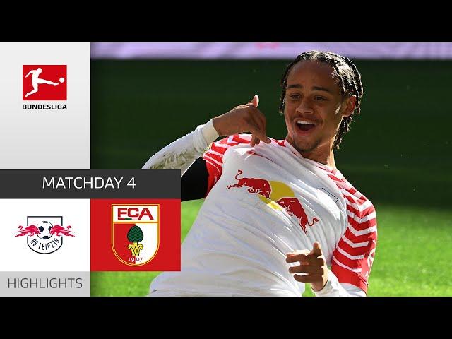 Xavi Show! | RB Leipzig - FC Augsburg 3-0 | Highlights | Matchday 4 – Bundesliga 2023/24