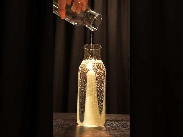 Underwater burning Candle Trick. #magic  #magictricksvideos  #shorts  #trending