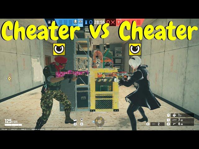 Cheater 1v1 in Rainbow Six Siege