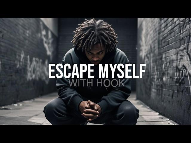 "Escape Myself" (with hook) | Rap Instrumental With Hook | Freestyle Type Beat With Hook