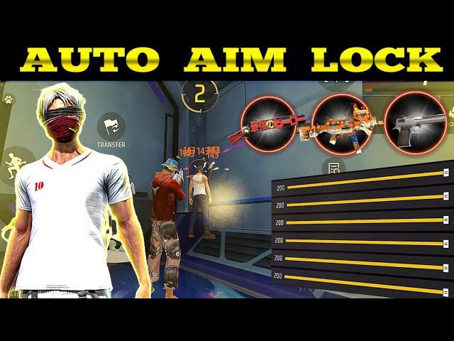 FREE FIRE AUTO AIM LOCK M1887 HEADSHOT TRICK 2025 SENSITIVITY 4GB 6GB RAM HEADSHOT SETTING #freefire