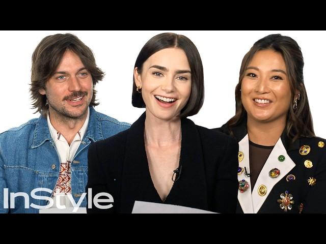 'Emily in Paris' Cast Answers Fan Mail | InStyle