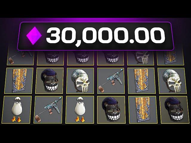 I CLEANED RUST CLASH.. $30,000 WITHDRAW!!