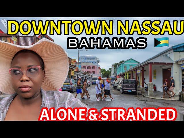 Raw Unfiltered Real streets of Downtown Nassau Bahamas