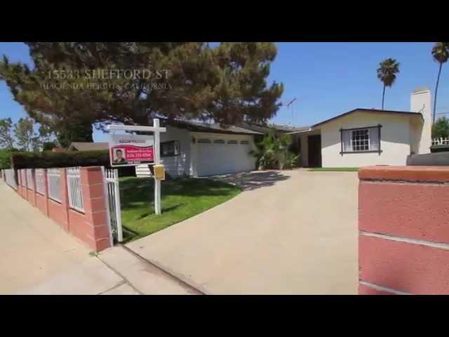 SOLD Hacienda Heights Home: 15533 Shefford Street