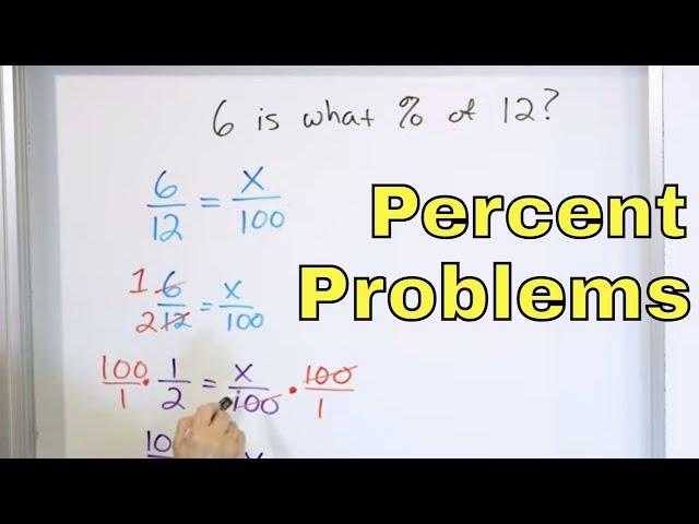 Solving Percent Problems