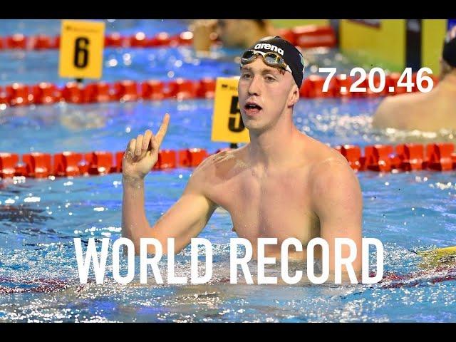 800m Freestyle WORLD RECORD - Daniel Wiffen