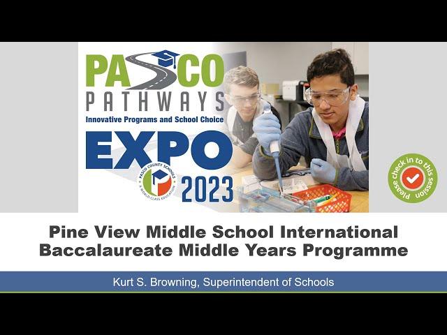 Pine View Middle School Pasco Pathways Expo 2023