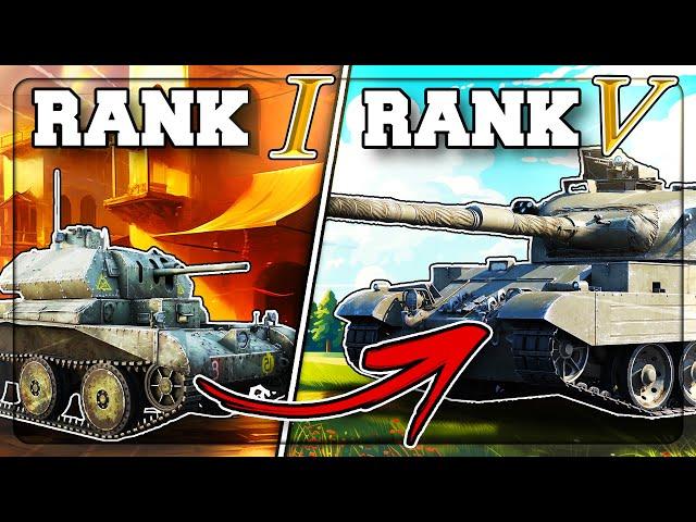 Evolving Tank Lineup To TOP TIER - Permadeath Challenge - War Thunder