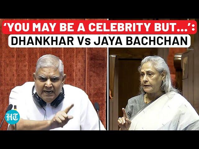 Fiery Dhankhar Vs Jaya Bachchan Clash In Rajya Sabha; ‘Your Tone Is Not Right…’ | Watch