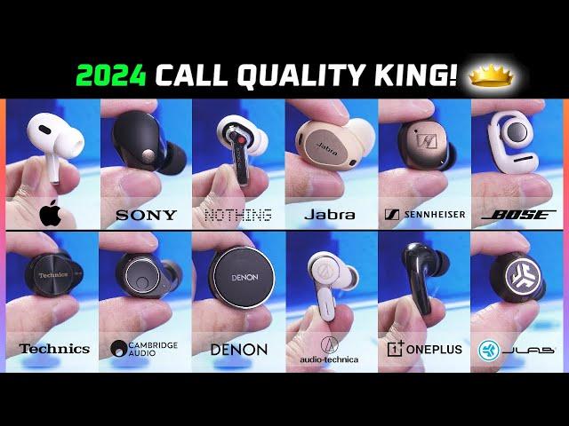 2024 BEST Earbuds for Call Quality Ranked! (Tested in NOISY Public Place) 