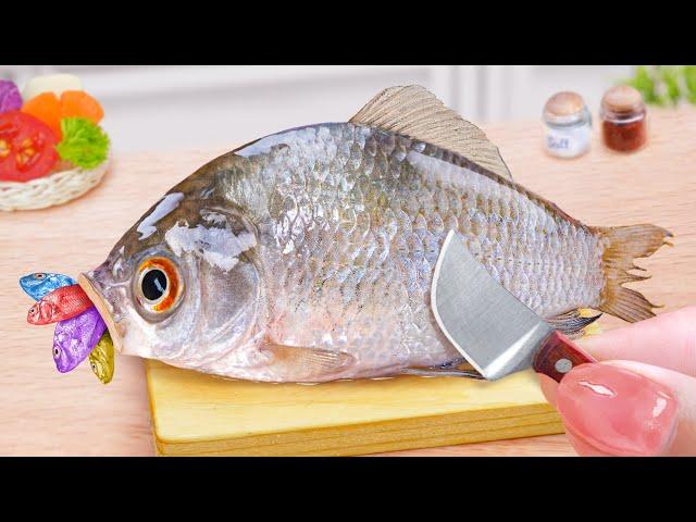 So Fresh Seafood ️ How To Cook Miniature Salt Baked Fish Best Ever Recipe  Sunny Tiny Food