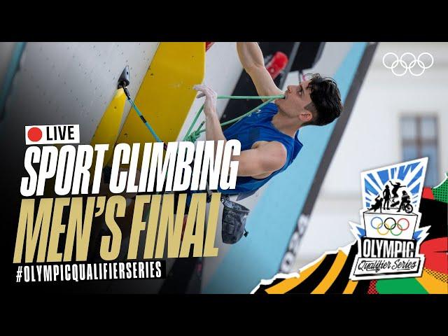  LIVE Sport Climbing: Men's Boulder & Lead Finals! | #OlympicQualifierSeries