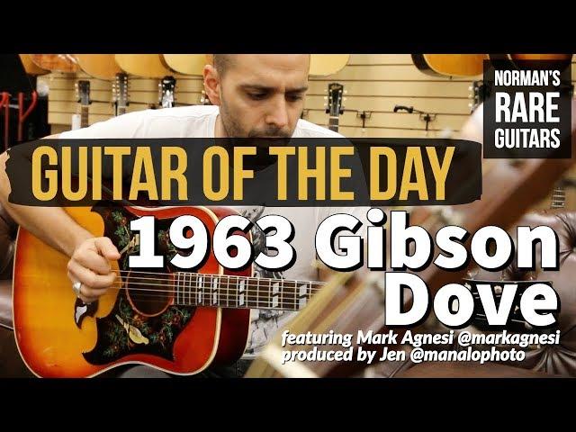 Guitar of the Day: 1963 Gibson Dove Double Pickguard | Norman's Rare Guitars