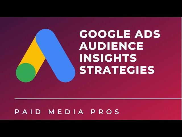 Google Ads Audience Insights Tool