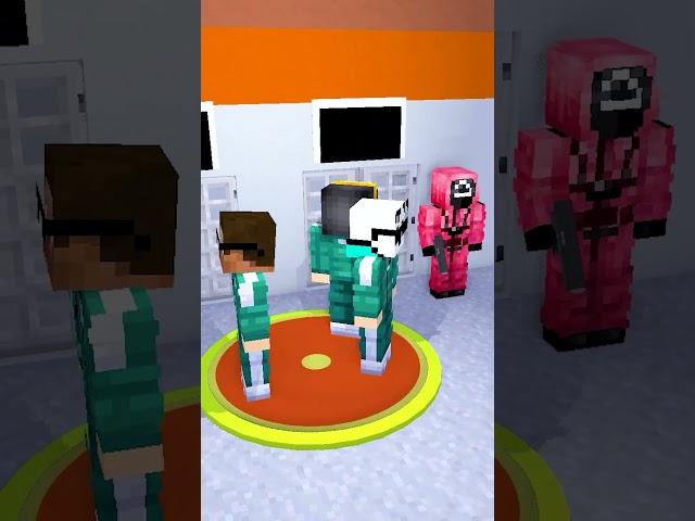 We Play Mingle Game (SQUID GAME 2)- Minecraft Shorts Animation #shorts #minecraft  #animation