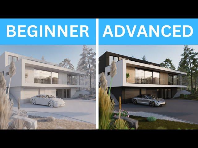 Enscape Exterior - Beginner to Advanced (Full Tutorial)