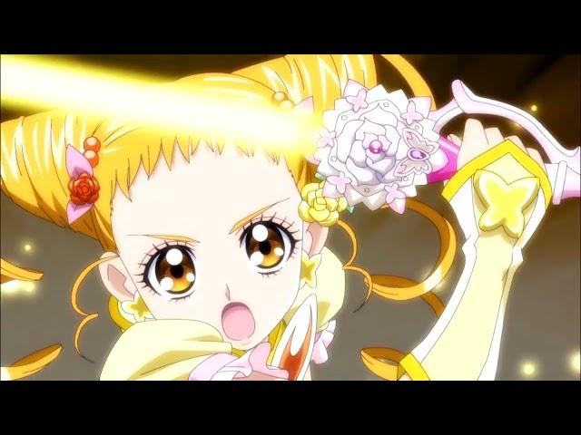 [1080p] Precure Rainbow Rose Explosion! (Yes! Precure 5! GoGo Group Attack)