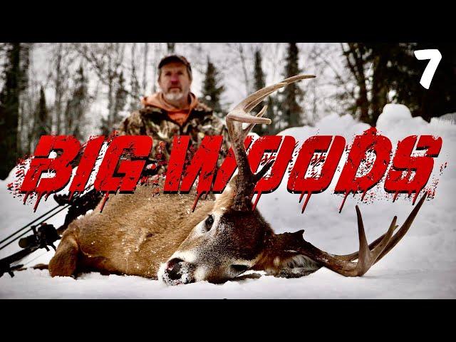 TWO FOR ONE!!  Late Season ARCHERY GIANT BUCK and DOE KILL!! Big Woods Deer Camp (S.2//E.7)